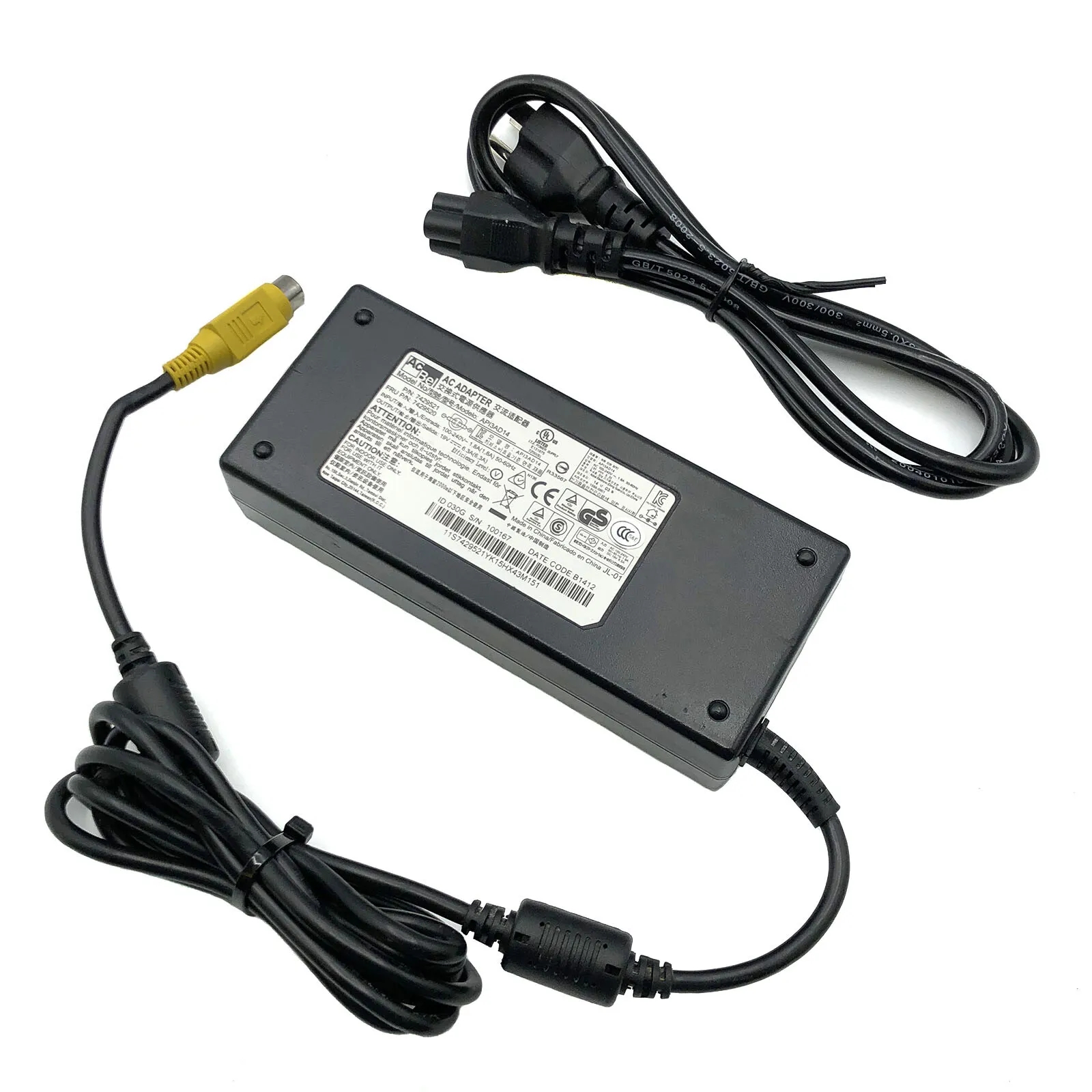 *Brand NEW*Genuine Acbel API3AD14 19V 6.3A AC Adapter 7429521 4Pin Power Supply